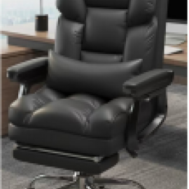 كرسي مكتب مع وسادة باللون الأسود jo-45