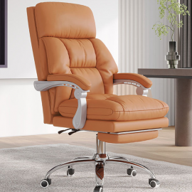 كرسي مكتب باللون البرتقالي مع مسند اقدام jo-49