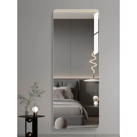 مرآة لاصقة بلاستيكية مقاومة للكسر بشكل مستطيل 