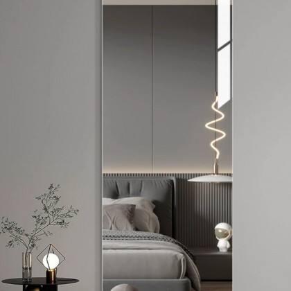 مرآة لاصقة بلاستيكية مقاومة للكسر بشكل مستطيل 